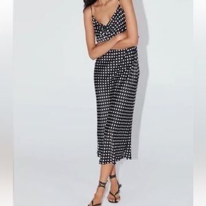 Zara polka dot slip dress - new with tags